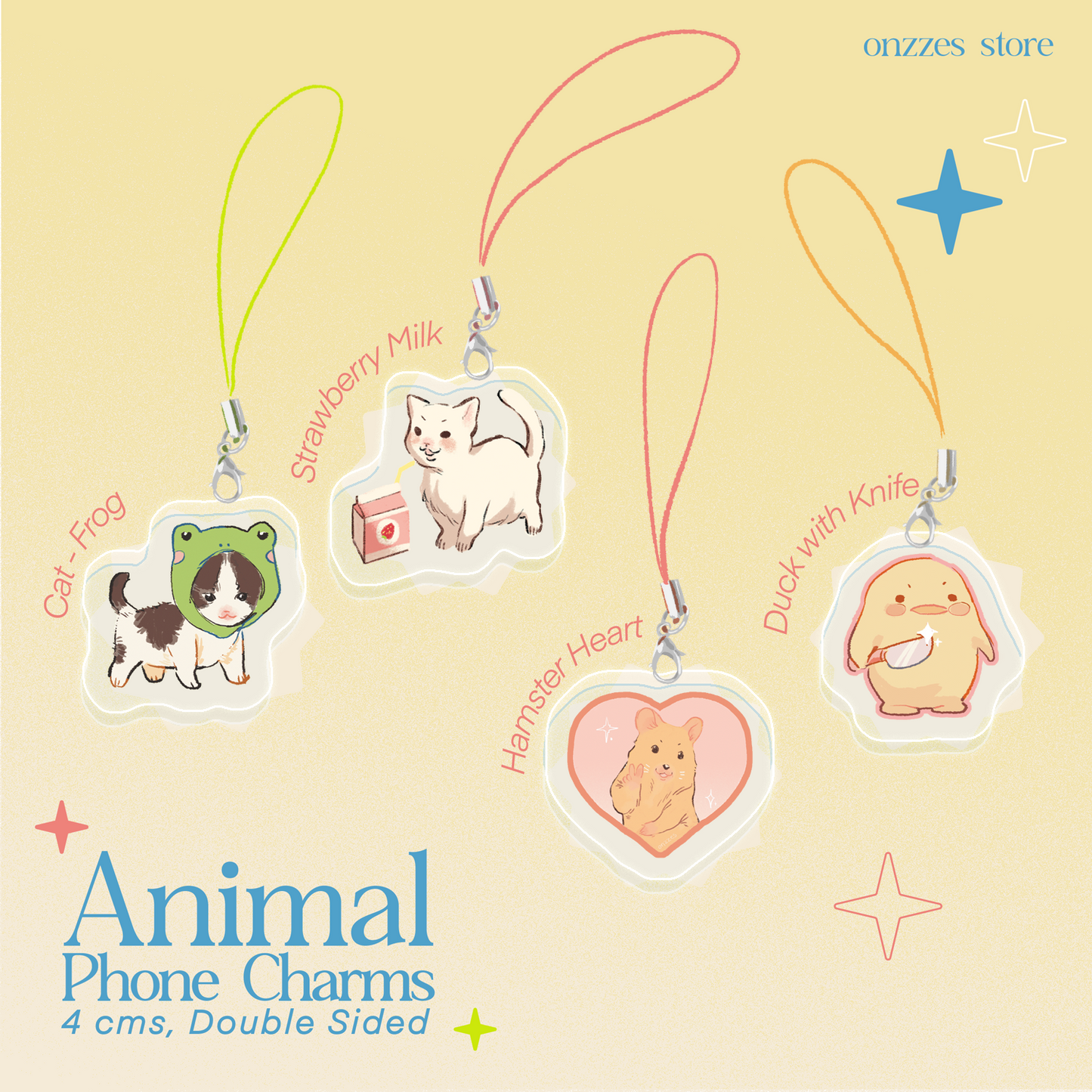 Animal Phone Charms